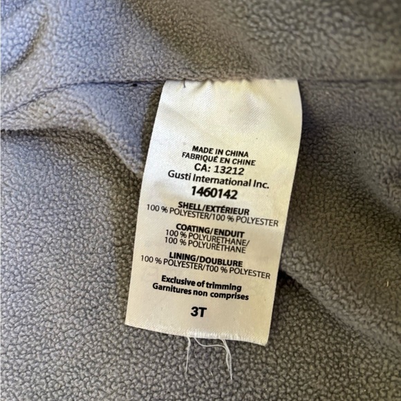 Gusti Blue Kids Light Winter Jacket with Dinosaur Print Size 3T - Picture 5 of 6